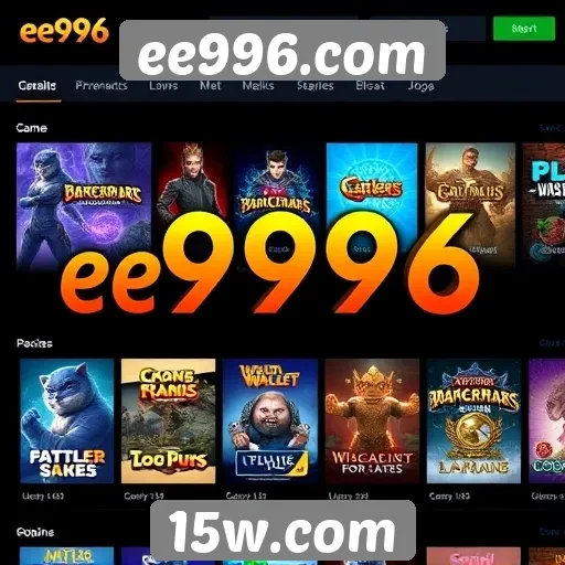 Comparativo de jogos disponíveis no ee996 entre os concorrentes